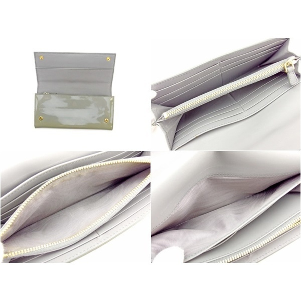 Miu Miu Long Wallet Long Wallet Ribbon Motif Blac… - image 7